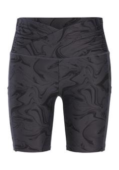 LASCANA Active Funktionshose Funktionsshorts Damen schwarz