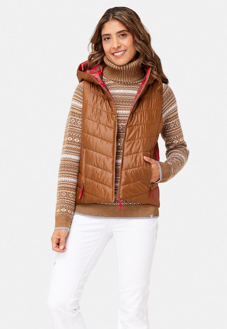 Krimson Klover Krimson Klover Vesta Reversible Vest Steppweste Damen - pecan - 4 | SportScheck