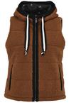 Krimson Klover Bella Hoody Vest Steppweste Damen - pecan