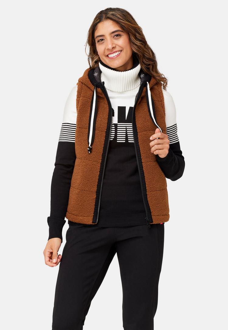 Krimson Klover Krimson Klover Bella Hoody Vest Steppweste Damen - pecan - 1 | SportScheck