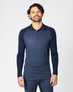 Rückansicht von Bula Skishirt Herren NAVY