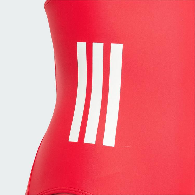 adidas adidas 3-Streifen C-Back Kids Badeanzug Badeanzug Kinder - Pure Ruby / White - 1 | SportScheck