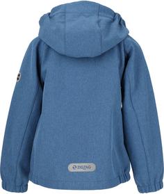 Rückansicht von ZigZag Bjorn Softshelljacke Kinder 2038 Dark Blue