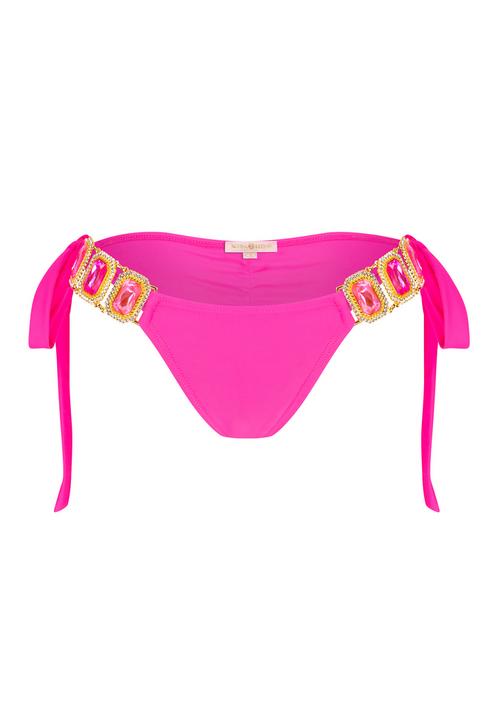 Moda Minx Boujee Tie Side Brazilian Bikini Bottom Bikini Hose Damen