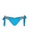 Moda Minx Boujee Tie Side Brazilian Bikini Bottom Bikini Hose Damen - Sky Blue Shimmer