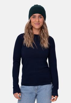 Rückansicht von DANISH ENDURANCE Cashmere Beanie dark green