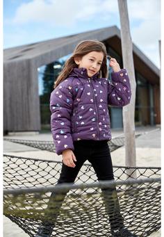 Rückansicht von ZigZag Candys Steppjacke Kinder 4149 Purple Pennant