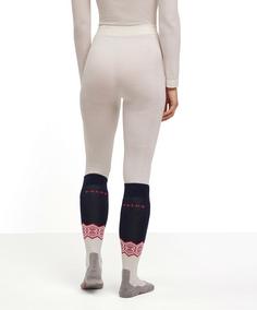 Rückansicht von Falke Tights Fahrradunterhose Damen off-white (2040)