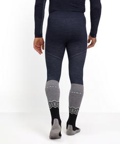 Rückansicht von Falke Tights Funktionsunterhose Herren space blue (6116)