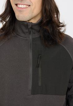 Rückansicht von Whistler Helge Funktionssweatshirt Herren 1011 Dark Grey Melange