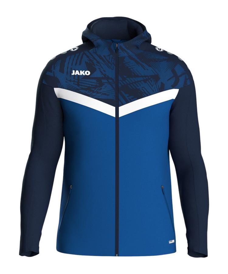 JAKO JAKO Iconic Kapuzenjacke Kids Trainingsjacke Kinder - blau - 0 | SportScheck