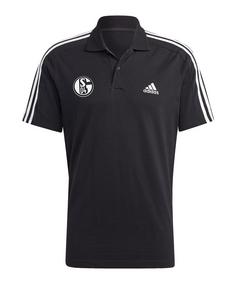 adidas FC Schalke 04 T-Shirt Fanshirt schwarz