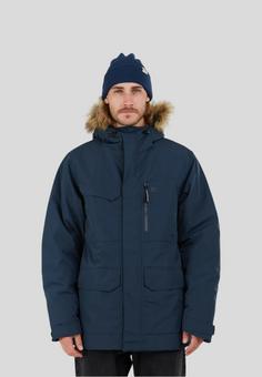 Rückansicht von FUNDANGO Venture Parka Winterjacke Herren navy