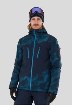 Rückansicht von FUNDANGO Privet Allmountain Skijacke Herren dark navy