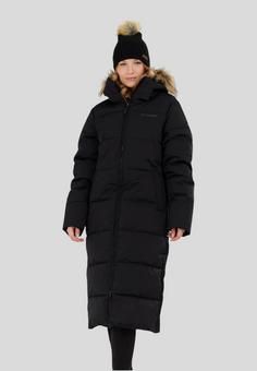 Rückansicht von FUNDANGO Meganne Padded Winterjacke Damen schwarz