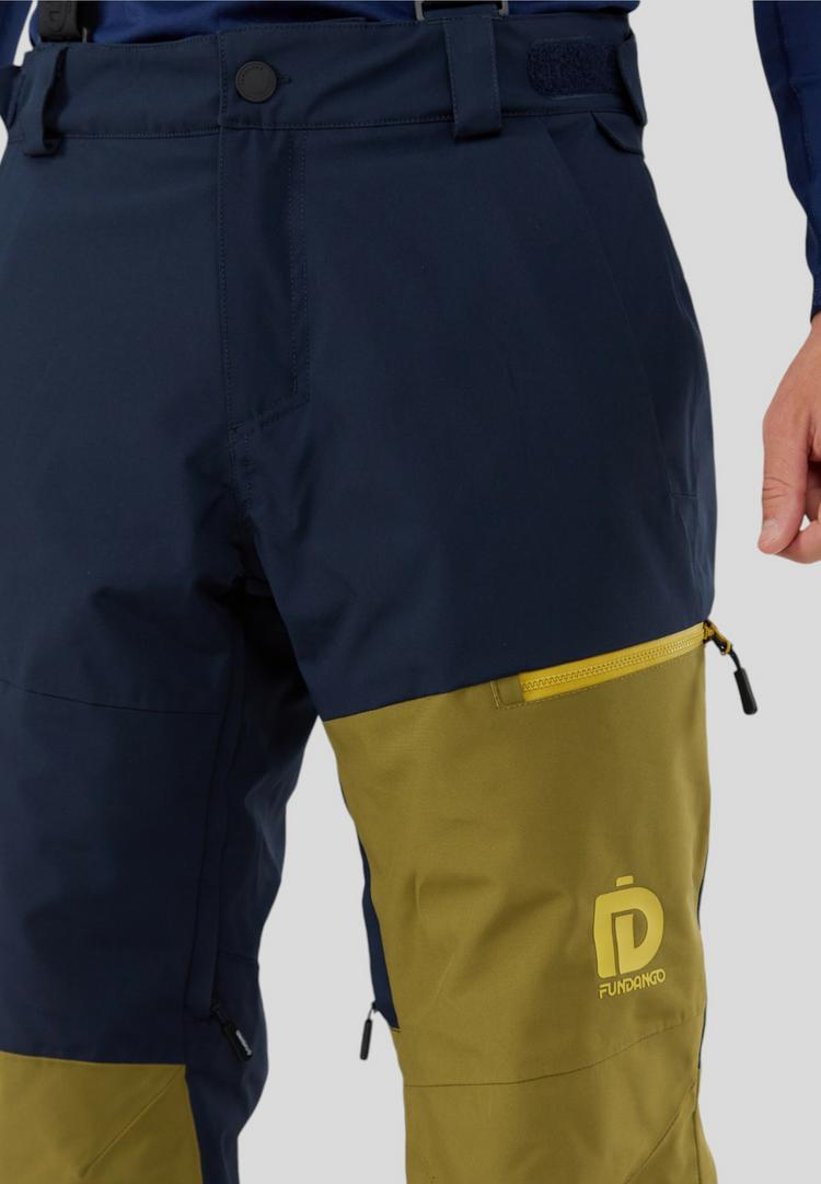 FUNDANGO FUNDANGO Teak Colourblock Skihose Herren - moss - 1 | SportScheck