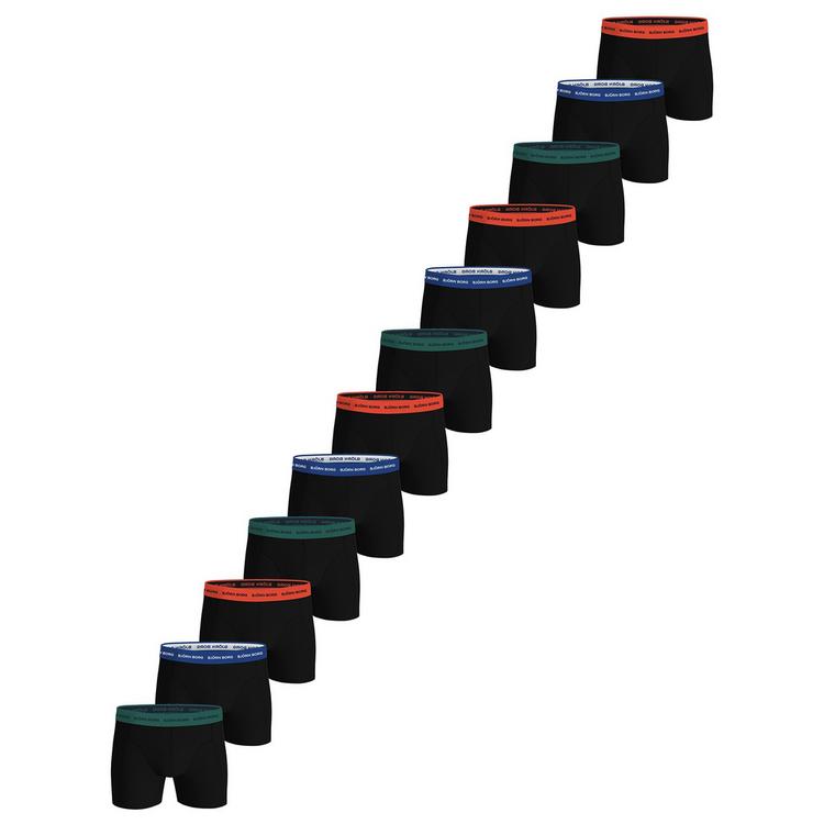 Bj&ouml;rn Borg Bj&ouml;rn Borg Boxershort Unterhose Herren - Schwarz/Blau/Gr&uuml;n/Orange - 0 | SportScheck