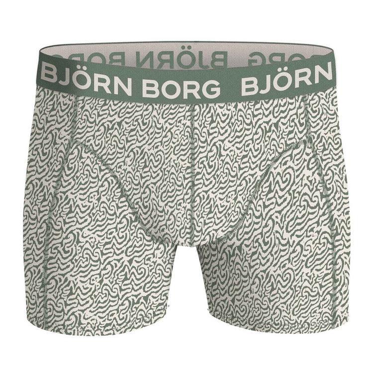 Bj&ouml;rn Borg Bj&ouml;rn Borg Boxershort Unterhose Herren - Gr&uuml;n/Wei&szlig; - 0 | SportScheck
