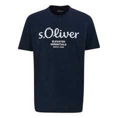 S.OLIVER T-Shirt T-Shirt Herren Dunkelblau