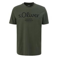 S.OLIVER T-Shirt T-Shirt Herren Dunkelgrün