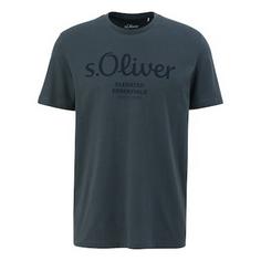 S.OLIVER T-Shirt T-Shirt Herren Dunkelgrau