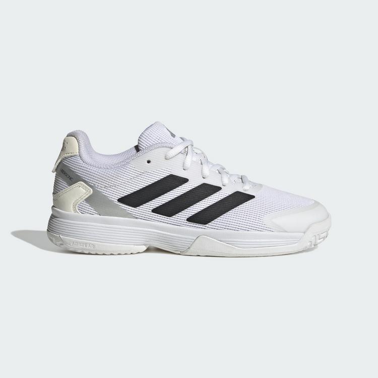 adidas adidas Ubersonic Kids Tennisschuh Tennisschuhe Kinder - Cloud White / Core Black / Silver Metallic - 8 | SportScheck