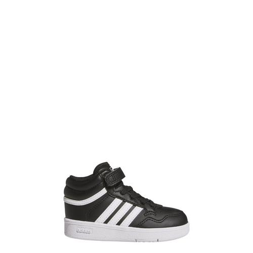 Rückansicht von adidas Hoops Mid 4.0 Kids Schuh Sneaker Kinder Core Black / Cloud White / Core Black