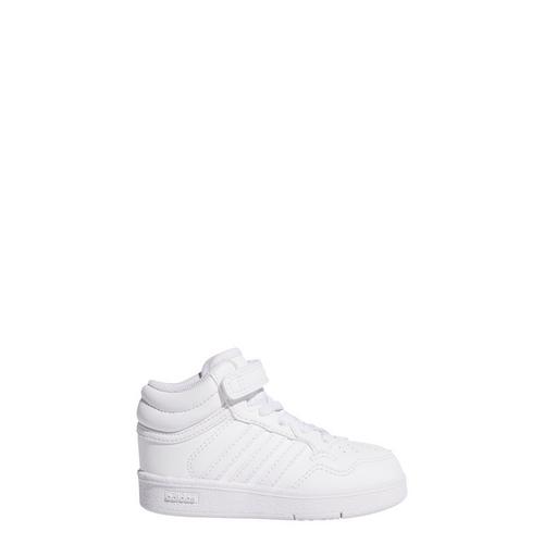 Rückansicht von adidas Hoops Mid 4.0 Kids Schuh Sneaker Kinder Cloud White / Cloud White / Core Black