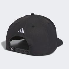 Rückansicht von adidas 3-Streifen Tour Kappe Cap Herren Black