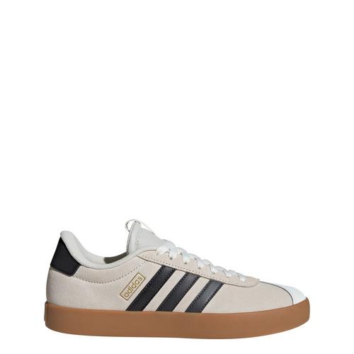 Rückansicht von adidas VL Court 3.0 Schuh Sneaker Damen Off White / Grey Six / Gold Metallic