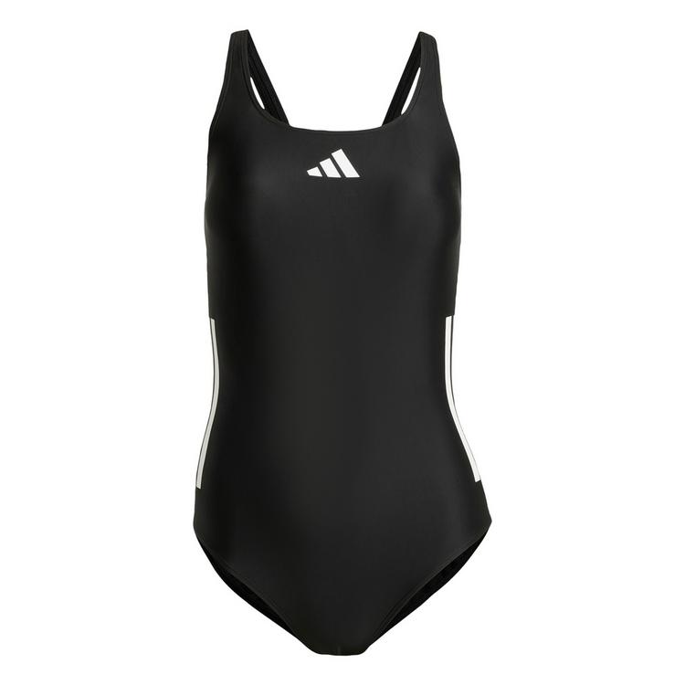 adidas adidas 3-Streifen C-Back Badeanzug Badeanzug Damen - Black / White - 0 | SportScheck