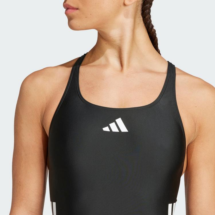 adidas adidas 3-Streifen C-Back Badeanzug Badeanzug Damen - Black / White - 0 | SportScheck