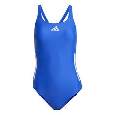 adidas 3-Streifen C-Back Badeanzug Badeanzug Damen Semi Lucid Blue / Violet Tone