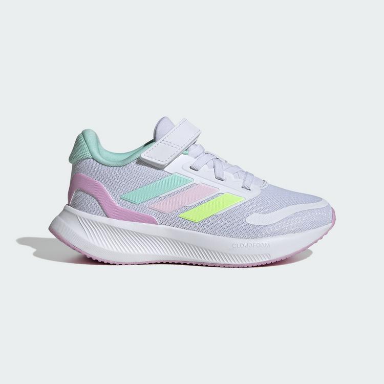 adidas adidas Runfalcon 5 Kids Schuh Laufschuhe Kinder - Cloud White / Clear Mint / Clear Pink - 8 | SportScheck
