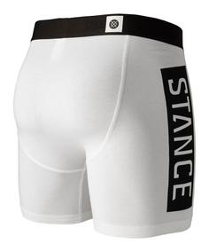 Rückansicht von Stance Wholster Boxer Shorts Short Weiß Boxershorts Herren weiss