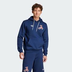 Rückansicht von adidas FC Arsenal VRCT Hoodie Hoodie Herren Night Indigo