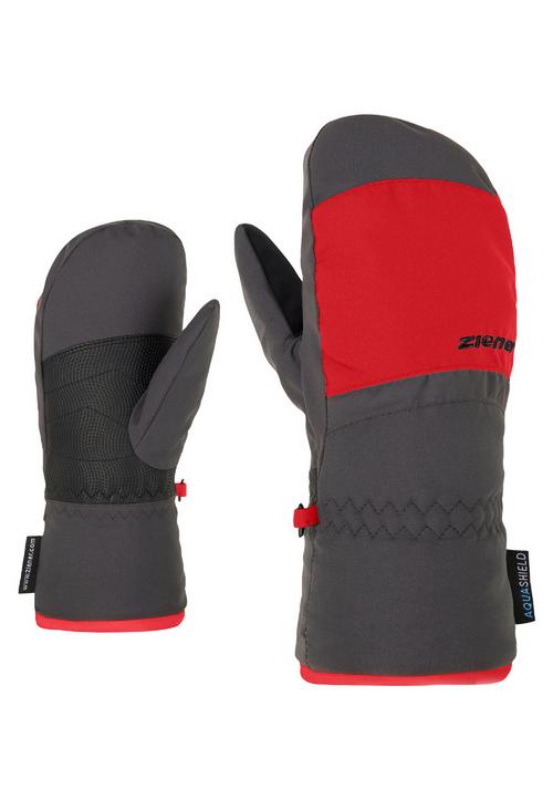 Rückansicht von Ziener LEJANOS AS(R) MITTEN JUNIOR Skihandschuhe Kinder dark melange