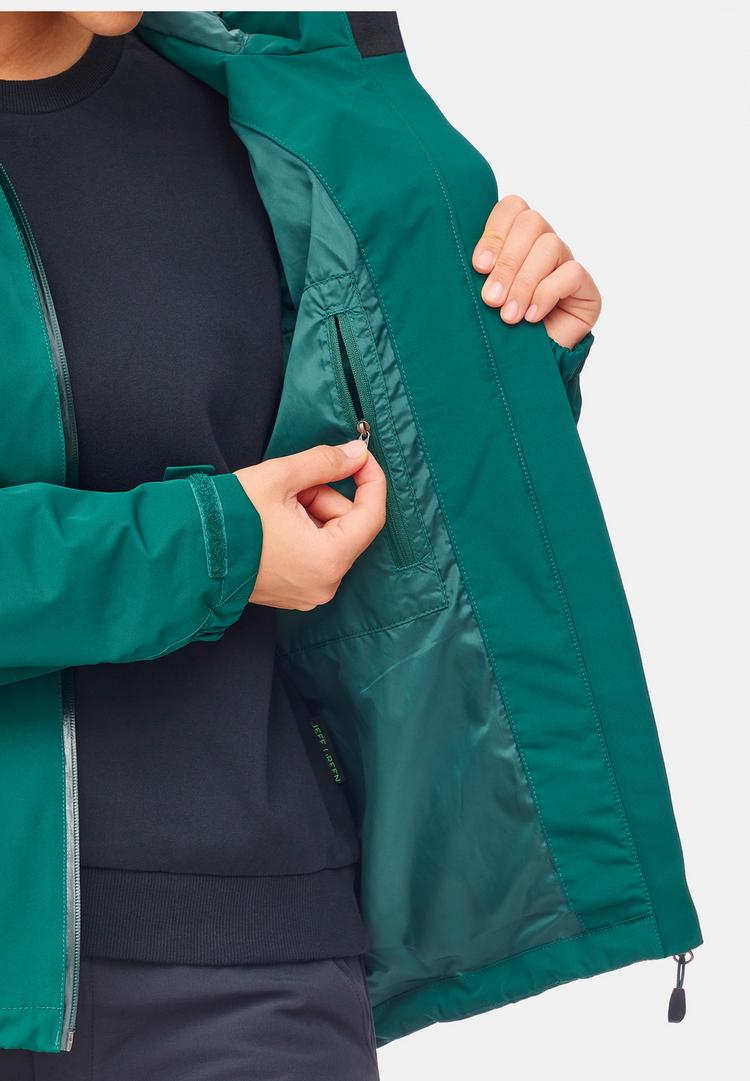 Jeff Green Jeff Green Claire Funktionsjacke Damen - Rain Forest - 8 | SportScheck