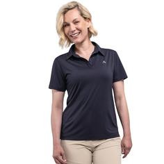 Rückansicht von Schöffel Polo Shirt Ramseck L Poloshirt Damen navy blazer