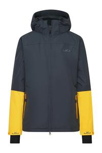 Jeff Green Marita Skijacke Damen - Dark Grey/ Golden Spice