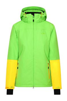 Jeff Green Marita Skijacke Damen Green Flash/ Golden Spice