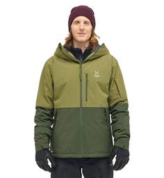 Rückansicht von Haglöfs Gondol Insulated Jacket Hardshelljacke Herren Seaweed Green/Olive Green