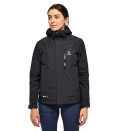 Rückansicht von Haglöfs GORE-TEX Lark GTX Jacket Hardshelljacke Damen True Black