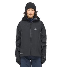 Rückansicht von Haglöfs GORE-TEX ROC Flash GTX Jacket Hardshelljacke Damen True Black