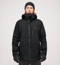 Rückansicht von Haglöfs GORE-TEX Latnja GTX Insulated Jacket Hardshelljacke Herren True Black