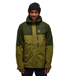 Rückansicht von Haglöfs GORE-TEX Lark GTX Jacket Hardshelljacke Herren Olive Green/Seaweed Green