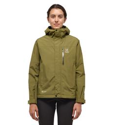 Rückansicht von Haglöfs GORE-TEX Lark GTX Jacket Hardshelljacke Damen Olive Green