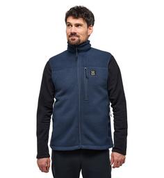 Rückansicht von Haglöfs Malung Pile Outdoorweste Herren Tarn Blue