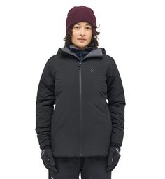 Rückansicht von Haglöfs Mimic Alert Hood Outdoorjacke Damen True Black