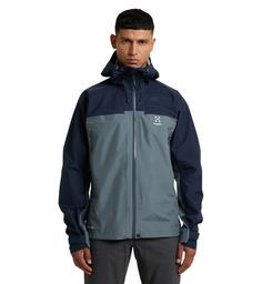 Rückansicht von Haglöfs GORE-TEX ROC Flash GTX Jacket Hardshelljacke Herren Steel Blue/Tarn Blue